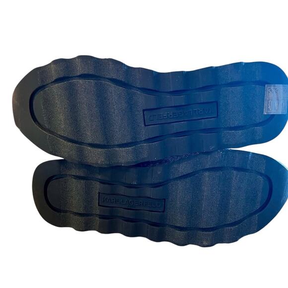 KARL LAGERFELD PARIS Women's Marje Graphic Pin Mesh Sneakers - 7.5 - NW - Picture 6 of 8